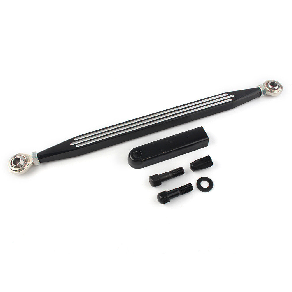 Black CNC Shift Linkage Shifter Link For Harly Electra Glide Classic EFI FLHTCI