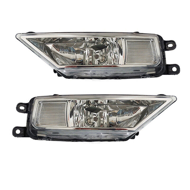 Pair Front Bumper Fog Lamp With Bulbs for VolksWagen for Tiguan 5N 2016-2021