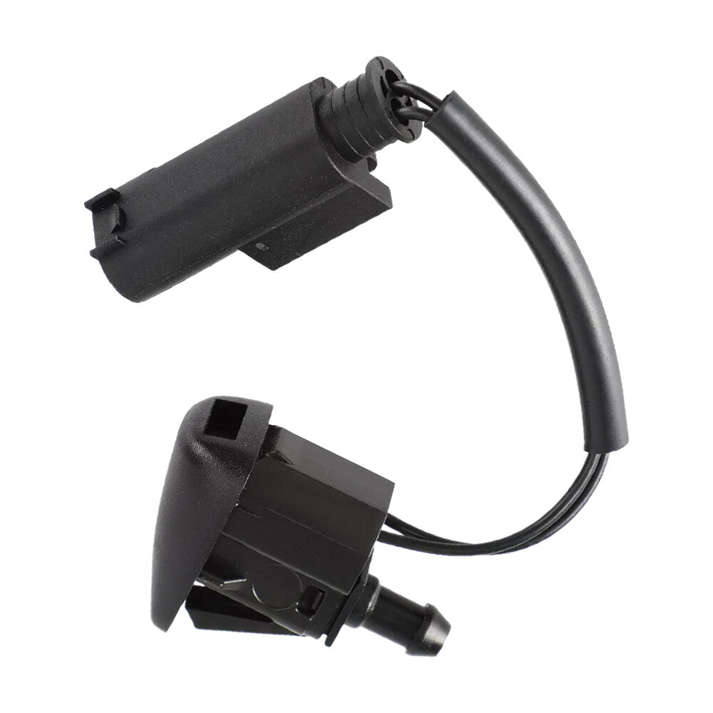 For 2004-2010 5 Series E60 E61 Windshield Wiper Water Jet Washer Nozzle Black