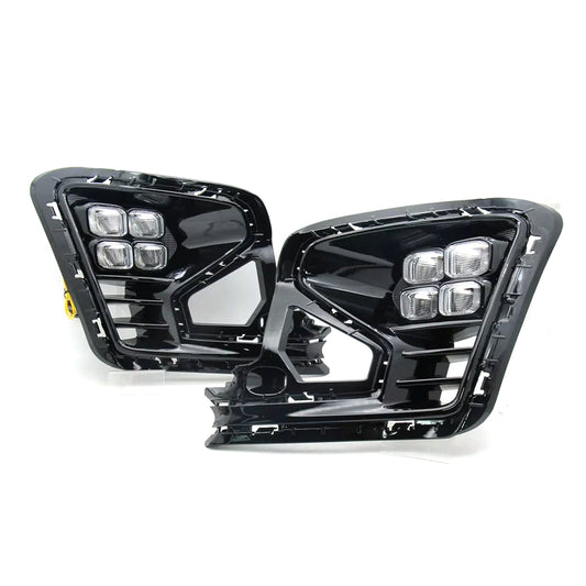 For 2021-2023 for Kia Rio Pair LED DRL Daytime Running Light Turn Signal Fog Lamps