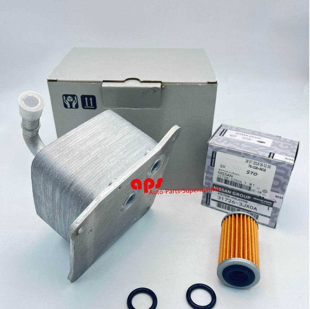 new for Nissan Sentra 1.8L transmission oil cooler kit (21606-3JX2B) for 2013-2019 models.
