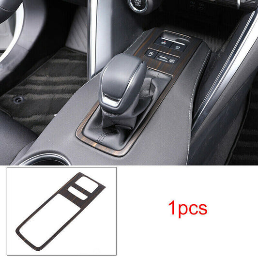 Peach Wood Grain Inner Gear Shift Panel Cover Trim for Toyota Venza 2021-2023
