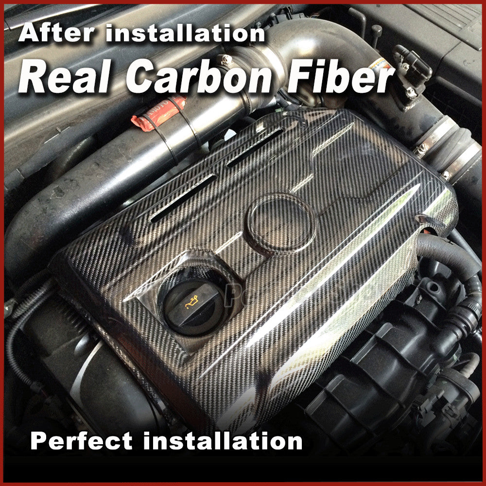 Carbon Fiber Engine Value Cover Hood Kit for VW for Golf 6 VI GTI MK6 GTI 2010-2013