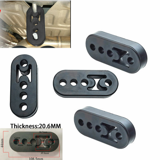 4pcs Performance Polyurethane Adjustable Muffler Exhaust Hangers Universal Fit