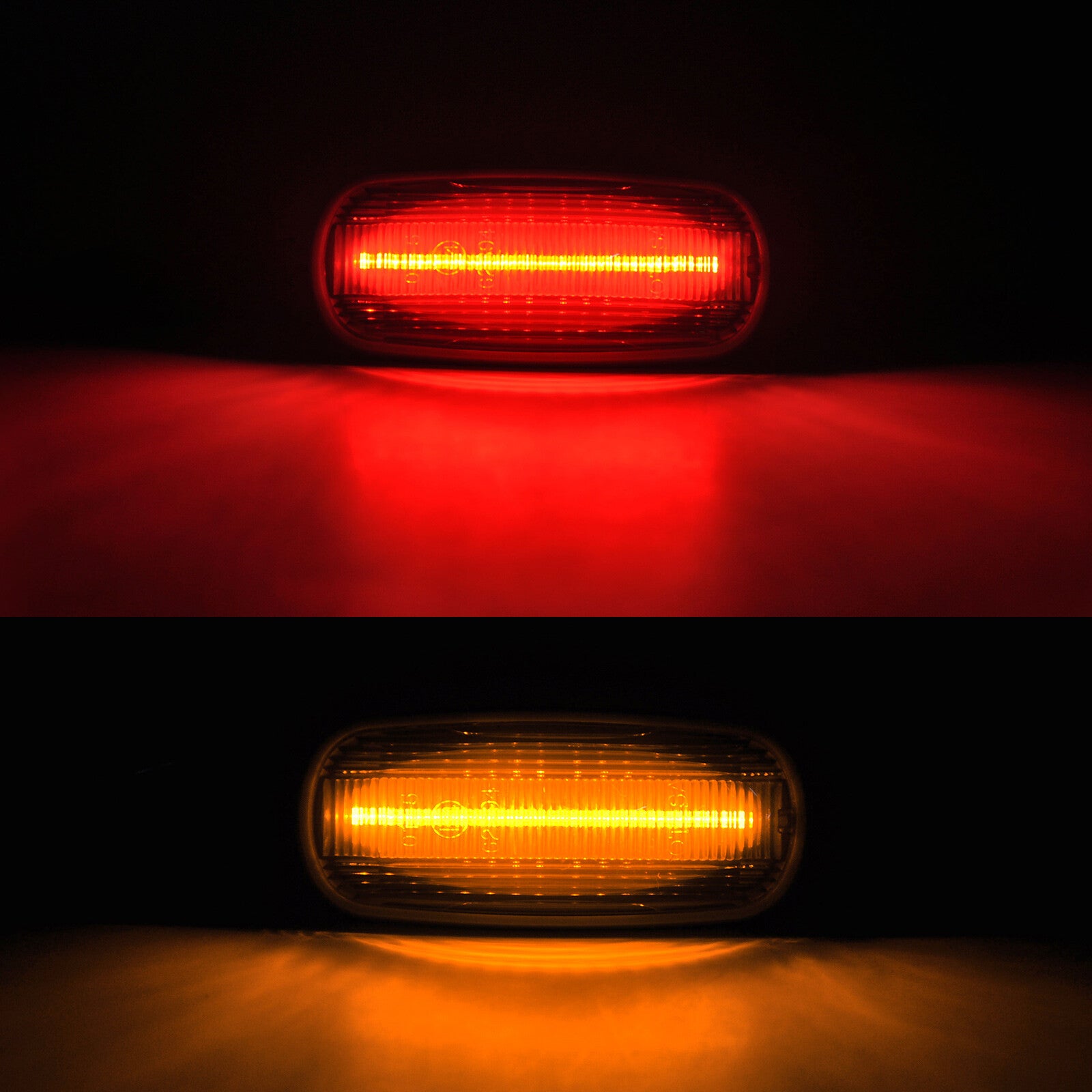 Suitable for 03-09 for Dodge for Ram 3500 2500 Twin Head LED Mudguard Side Marker Lights (Smoke 4X)