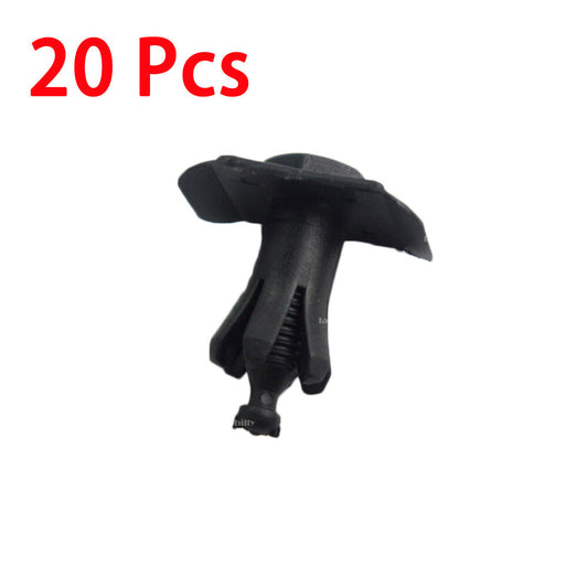 20PCS Nylon Fit for Mazda for Nissan Bumper Cover Retainer Fastener Clip 18mmx10mm