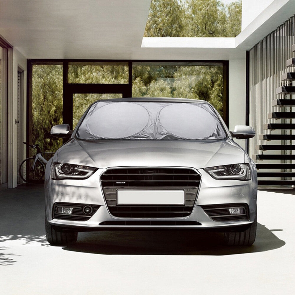 Universal Car Windshield Shade Sunshade Blocks Visor Protector 150X70CM M8E3
