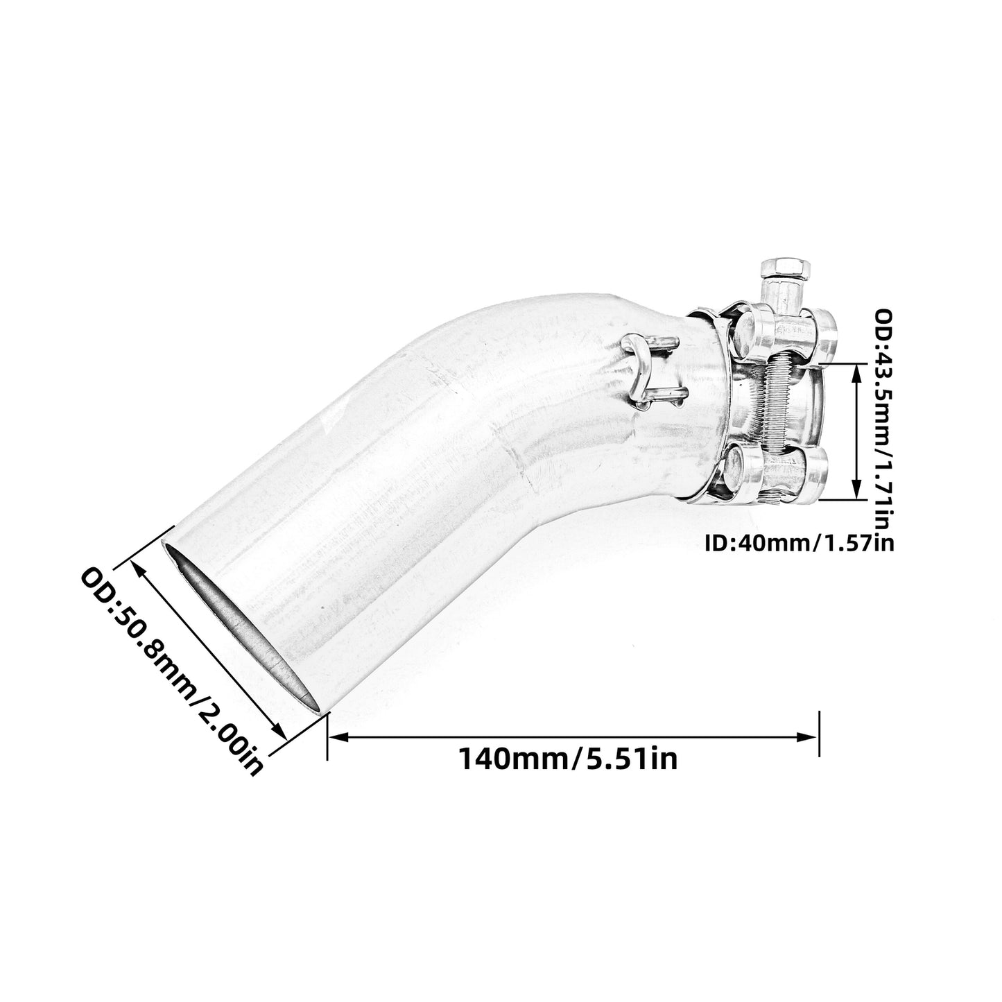 Motorcycle Exhaust System Muffler Link Pipe for BMW C600 C650GT Sport 2012-2015