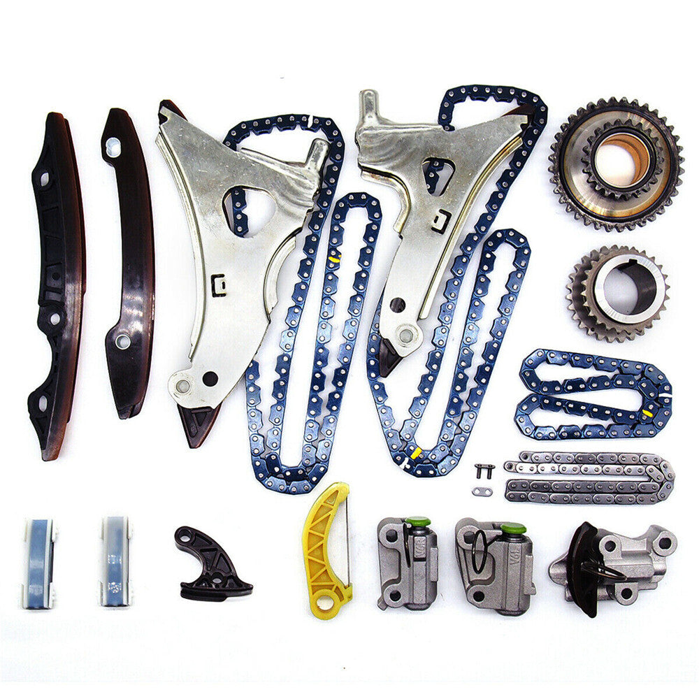 Timing Chain Kit +Camshaft Adjuster Intake Exhaust for Mercedes-Benz ML350 E350