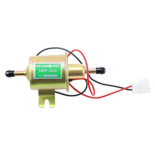 Electric Fuel Pump Low Pressure Heavy Duty Inline 12V Universal Metal Solid