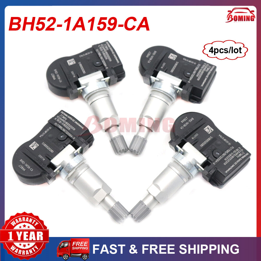 4x New TPMS TIRE PRESSURE SENSOR for Land Rover LR4 for Jaguar 315Mhz BH52-1A159-CA