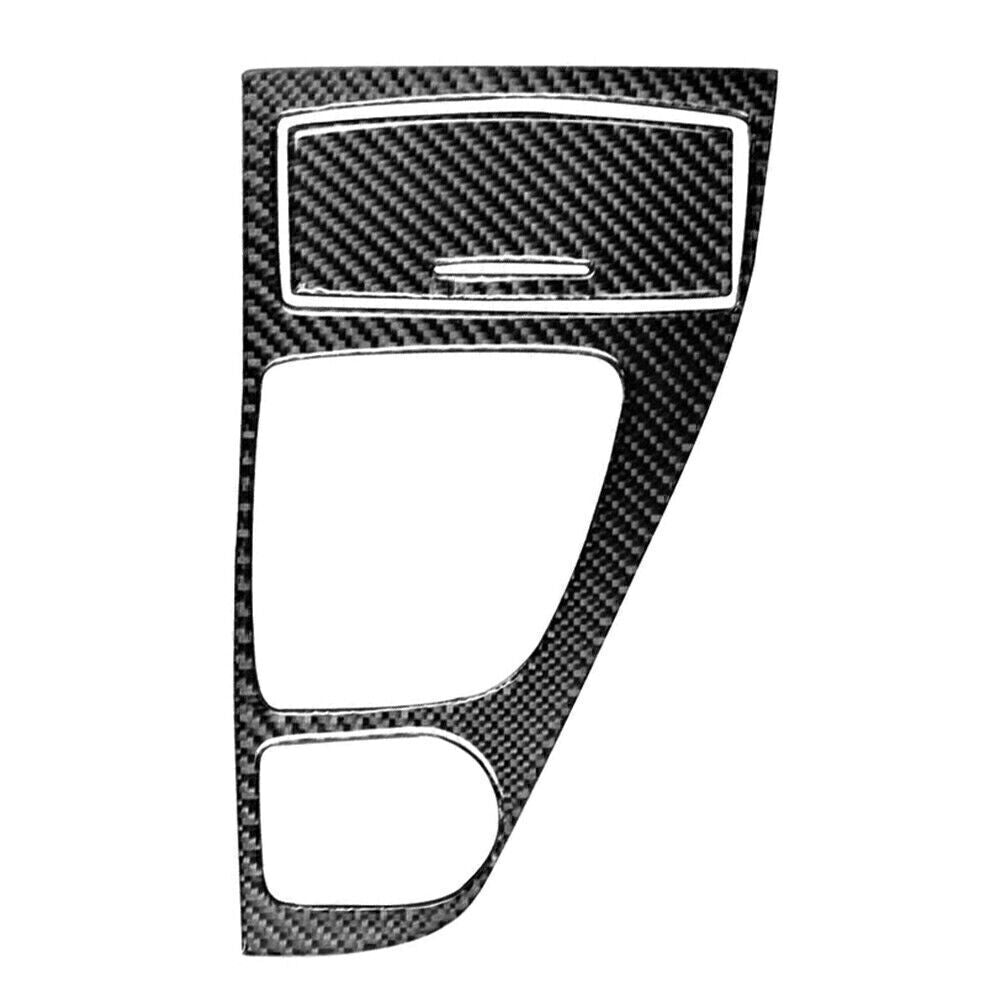 Gear Console Panel Ashtray Cover Trim for Infiniti Q50 2015-16 2019 Carbon Fiber