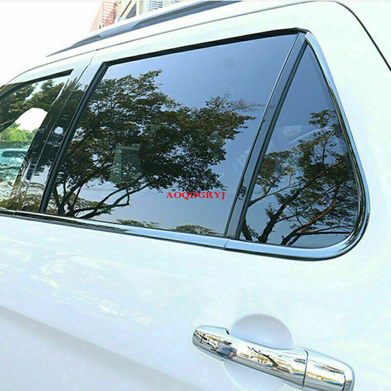 for Ford Explorer 2011-2019 Piano Black Bottom Window Sill Strips Trim Cover New