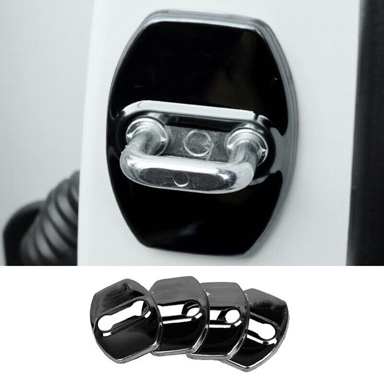 for Kia K5 2021-2023 black titanium Car Door Lock Buckle Covers Protection Trim