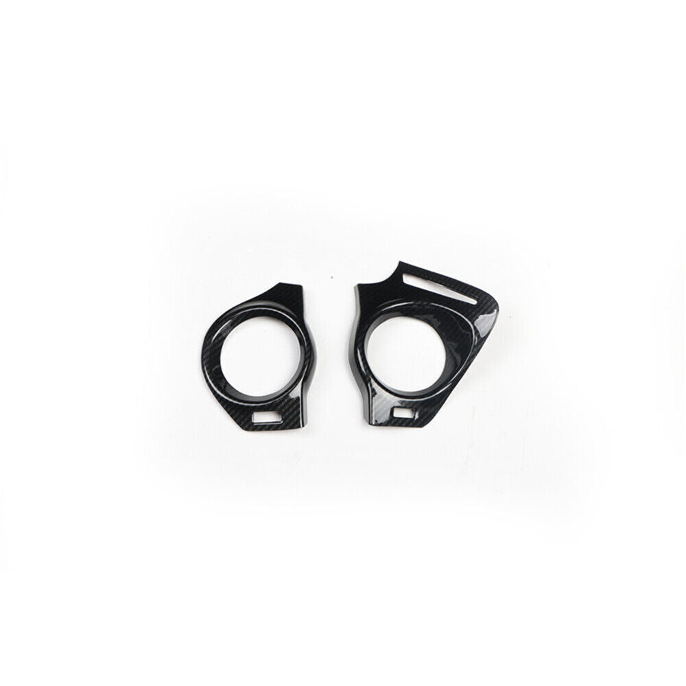 LR AC Air Outlet Vent Cover Trim Fit for Lexus IS 06-11 Black Carbon Fiber 2PCS