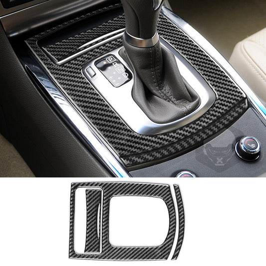 3¡ÁCarbon Fiber Automatic Gear Shift Panel Cover for Infiniti G37 Sedan 2010-2013