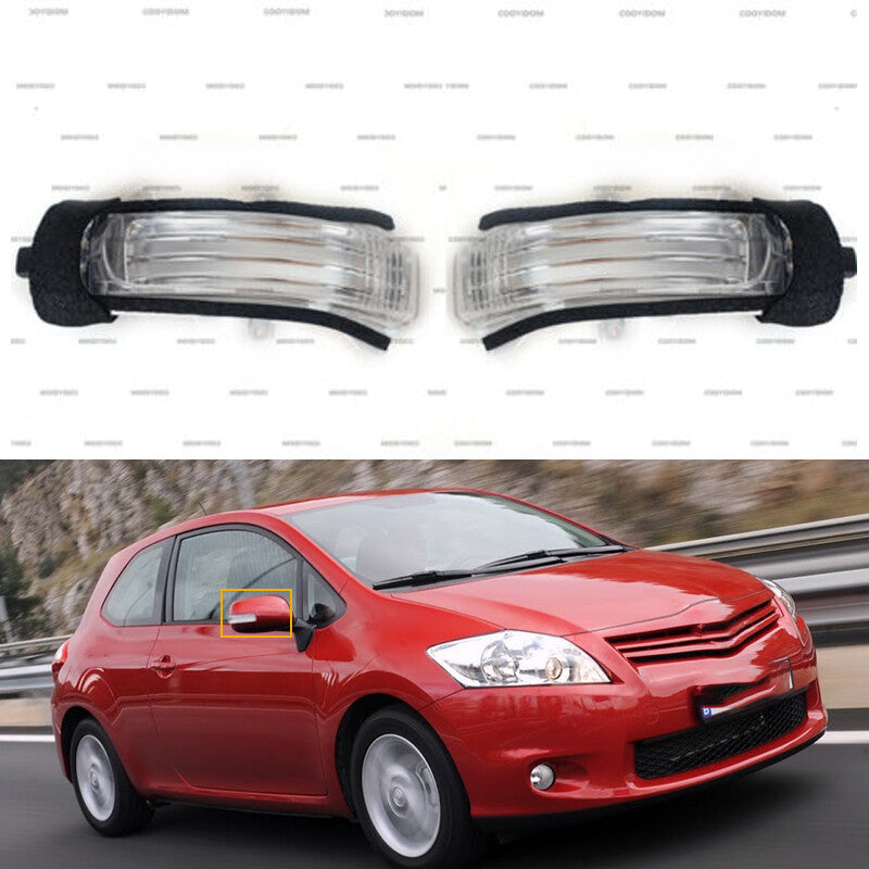 Pair LED Side Mirror Turn Signal Light For 2010-2014 for TOYOTA for COROLLA AURIS
