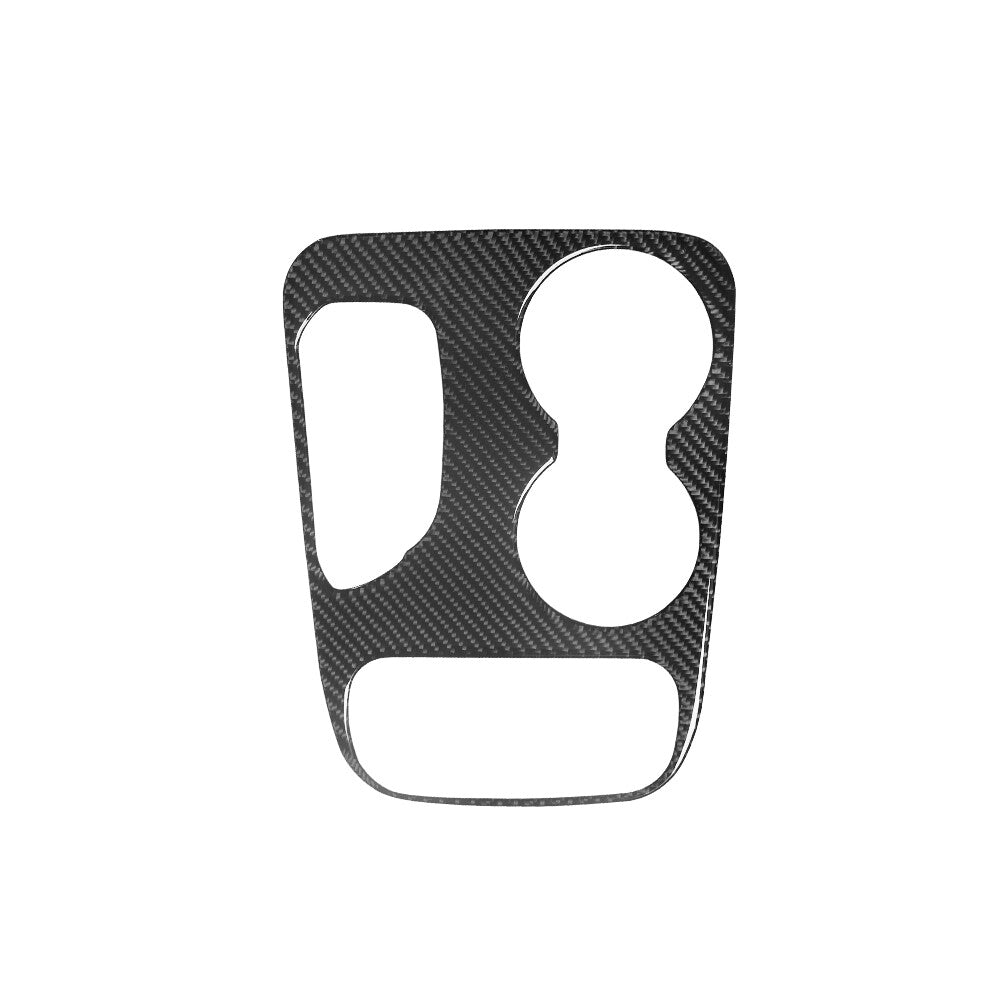 Carbon Fiber Central Watercup Frame Cover Trim for Dodge Durango 2014-2020 TypeB