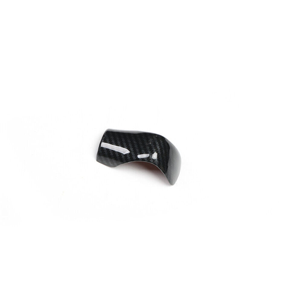 Gear Shift Knob Head Cover Trim Interior for Lexus RX 2016-20 Black Carbon Fiber