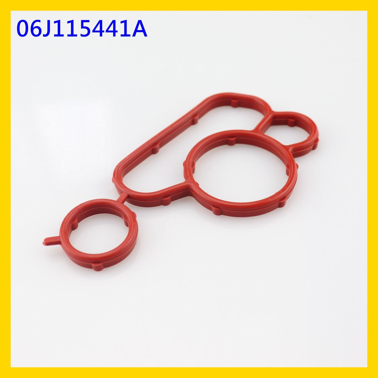 06J115441A new 1 piece oil filter housing gasket suitable for Audi A3 A6 Q5 and for Volkswagen Eos CC.