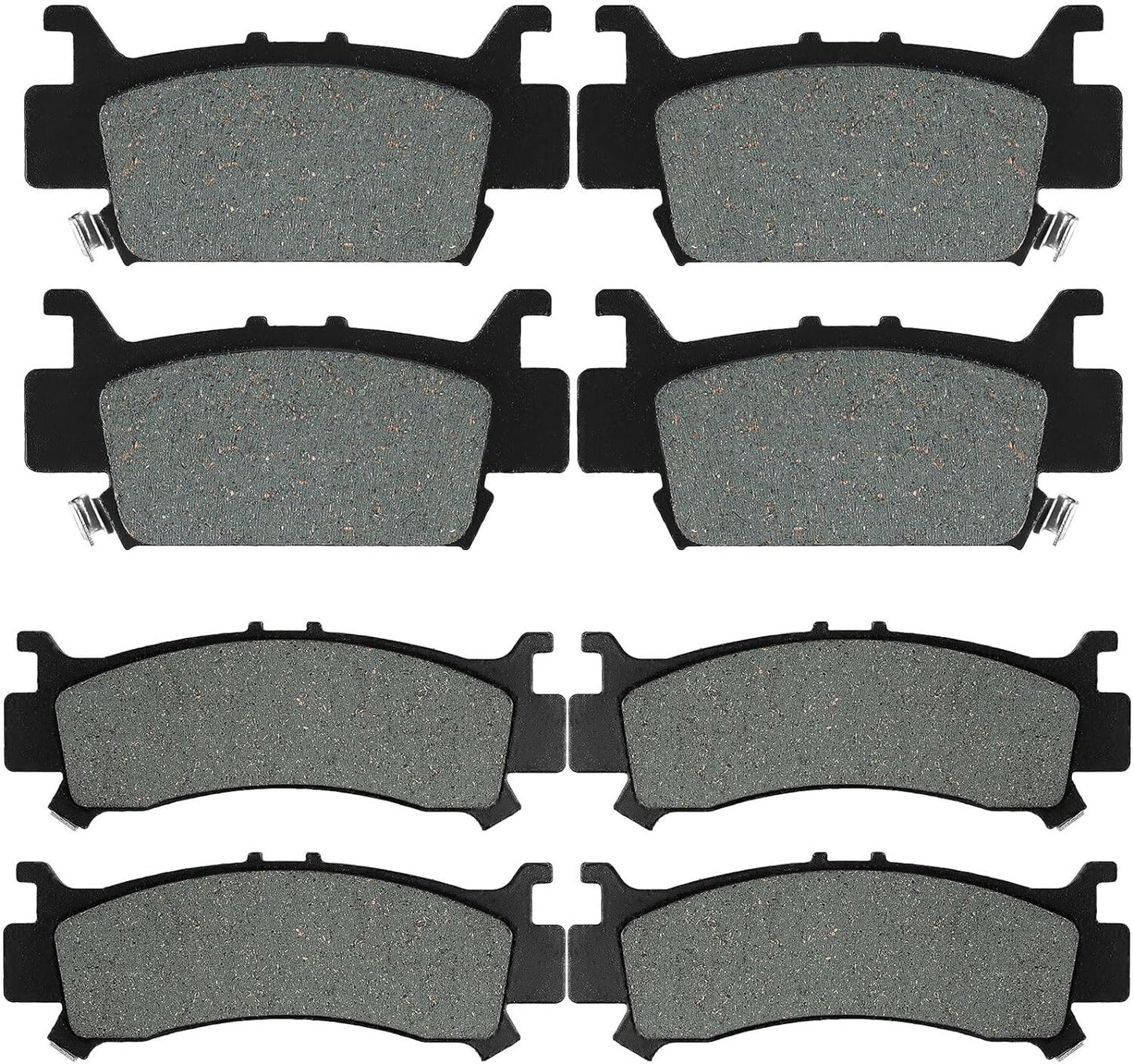Brake Pad Kit for Honda Pioneer 1000 06451-HL4-A01 Complete Semi-Metallic