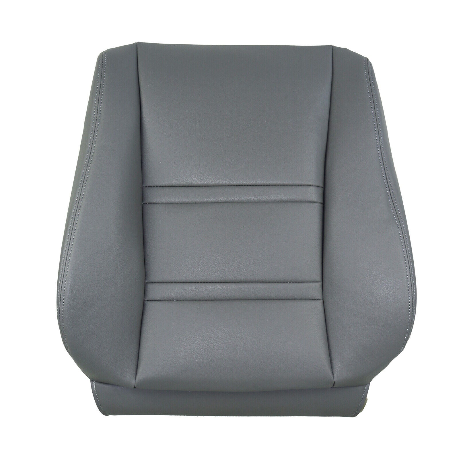for Toyota for Land Cruiser 1990-97 4PCS Leather Driver  Passenger for Seat Covers Gray