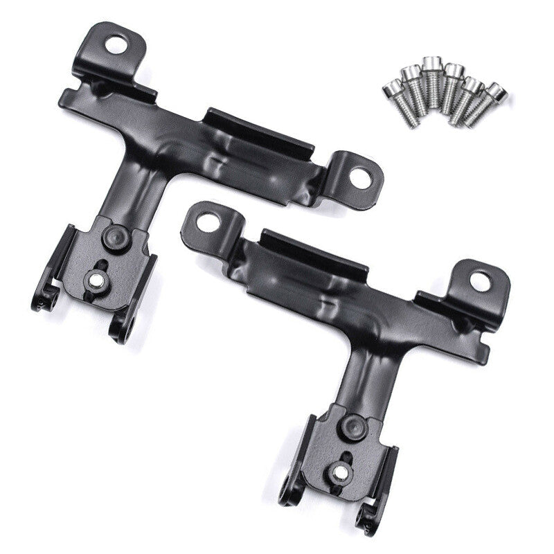 2PCS Front Grille Mount Rally Light Bracket For 2014-up for Mini Cooper F55 F56 F57