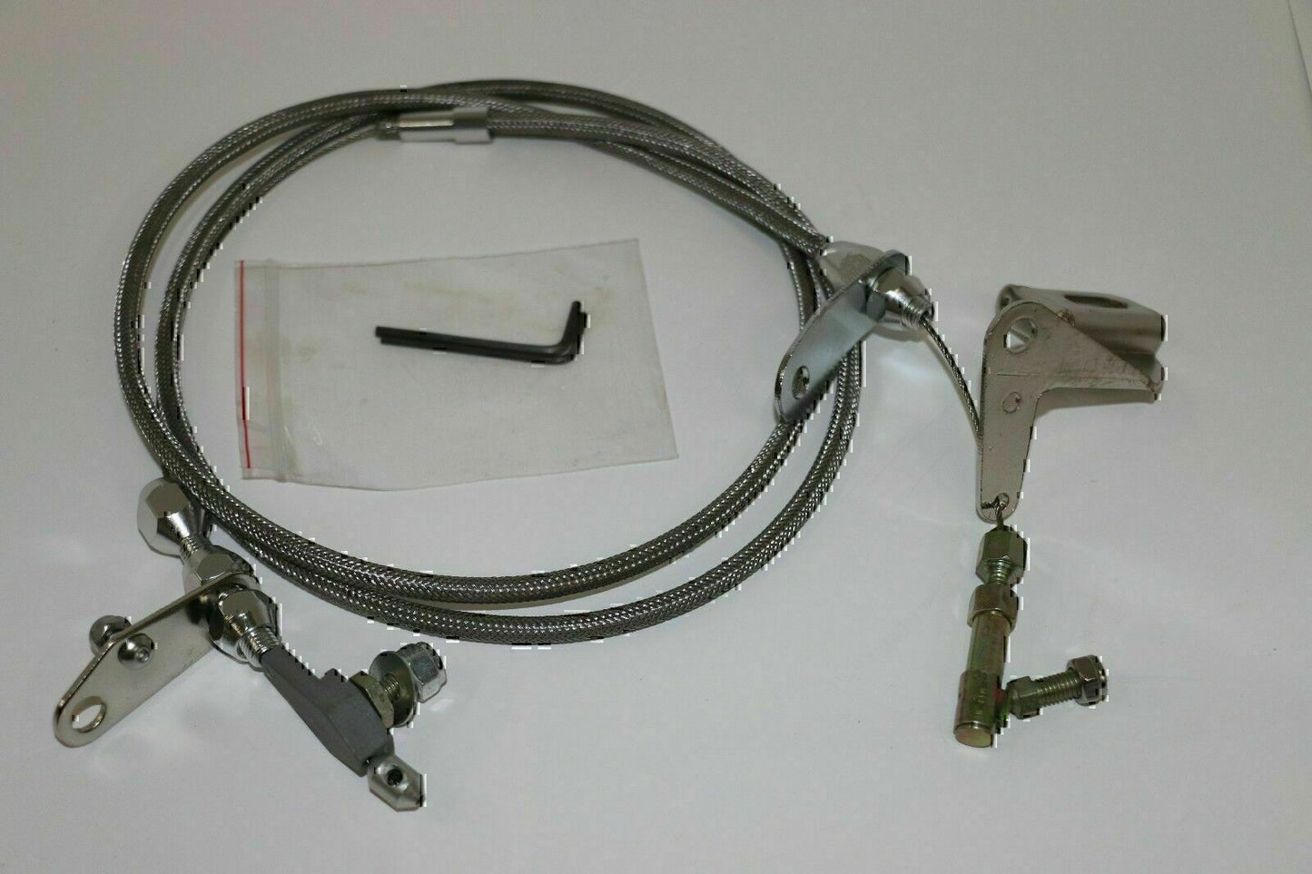 Stainless Braided Throttle Kickdown Cable Detent for Chrysler 727 for Dodge US