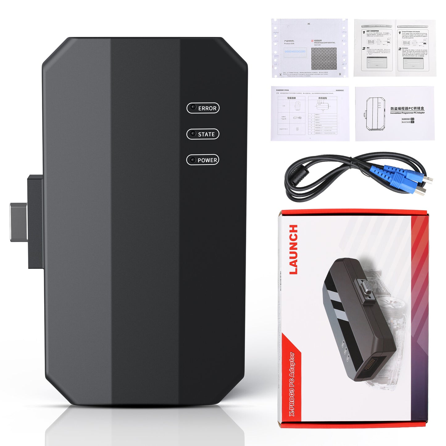 LAUNCH X431 PC Adaptor Tool Read/Write on-board EEPROM Chip Data For X-PROG 3