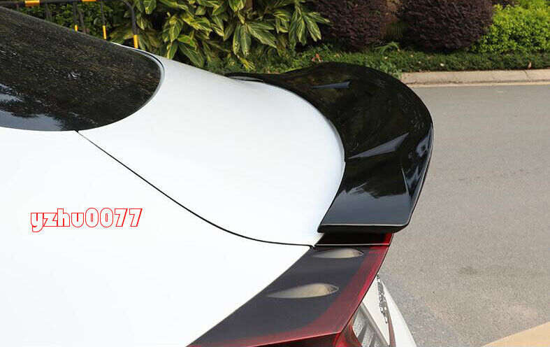 for Hyundai Sonata 2020-2023 Black ABS Rear Tail Trunk Spoiler Wing Lip Cover 1x