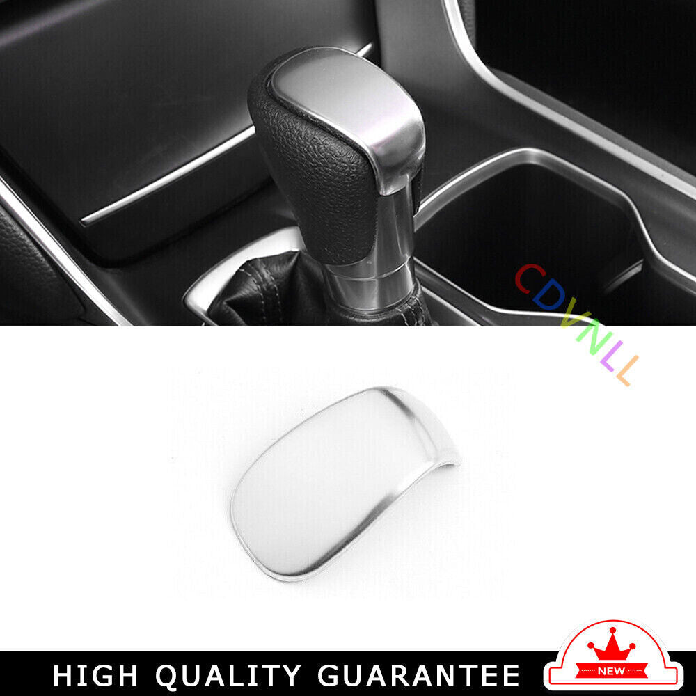 Gear Shift Knob Head Cover Trim for Honda Accord 10TH 2018-2022 Silver Titanium