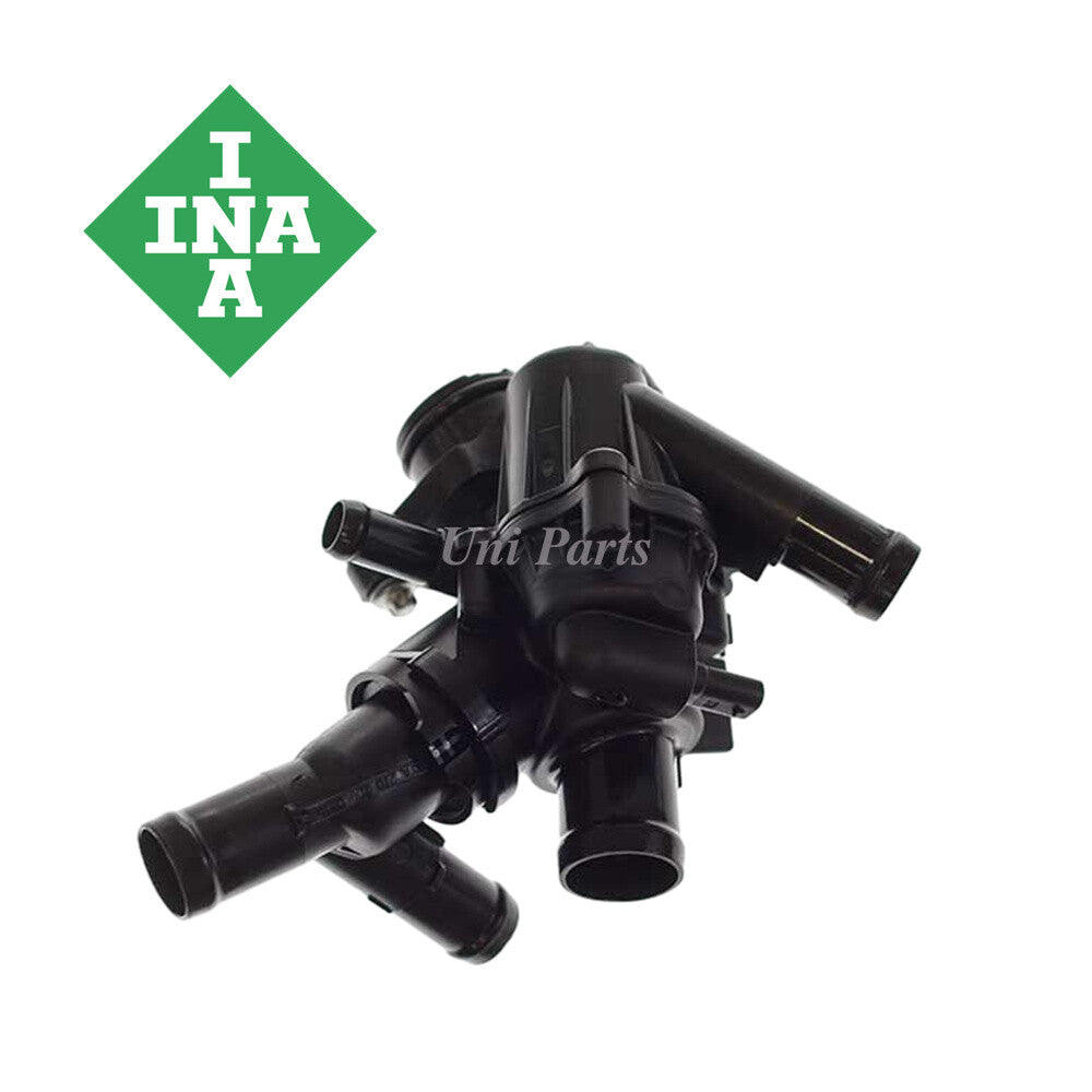 Equipment Manufacturer (INA) Thermostat A2702002200 for Mercedes GLA250, GLA45, and AMG models with a 2.0L base.