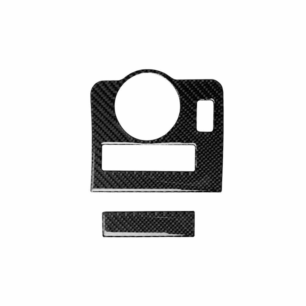 Carbon Fiber Headlight Switch Button Sticker Cover Fit for Ford for Mustang 2009-13