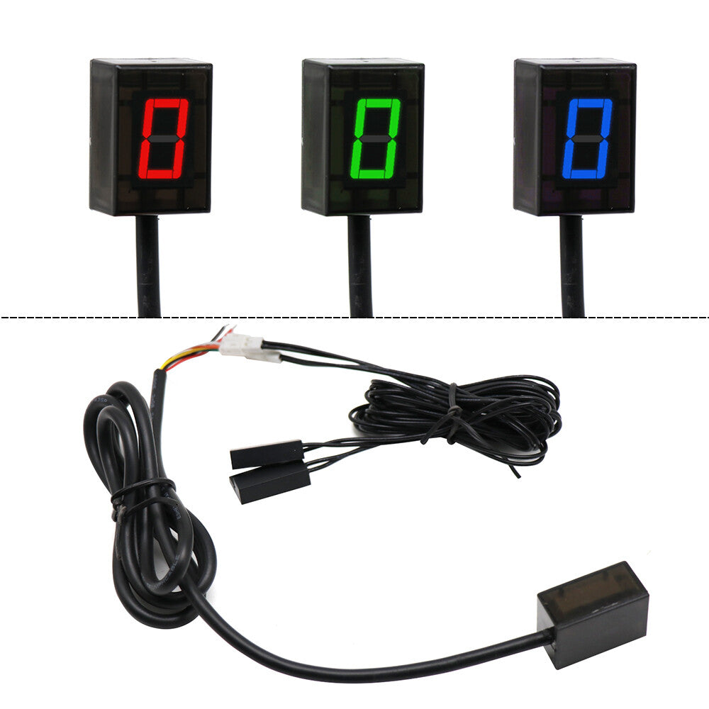 Motor Digital 6 Gears Indicator for Motorcycle Bike Display Shift Level