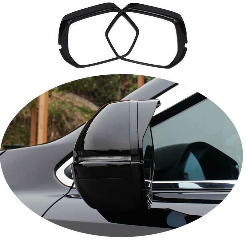 for Honda CRV CR-V 2017 18-21 Black Rear View Mirror Rain Eyebrows Frame Trim