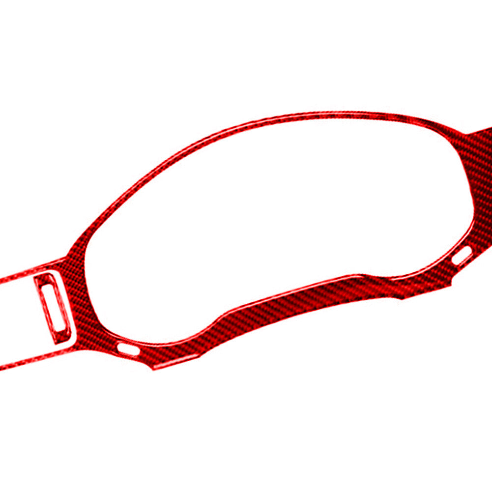 Red Carbon Fiber Speedometer Surround Trim for Volkswagen for Jetta Sedan 2011-2014