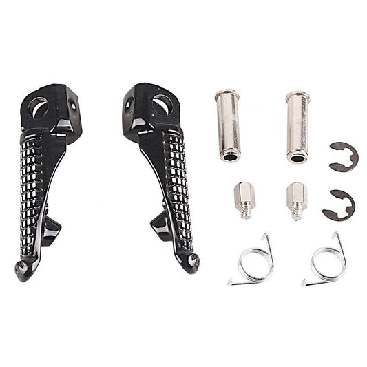 for Kawasaki Z1000 2007-2013 Z750 Black 2x Front Footrest Foot Peg Assembly