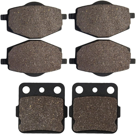 Front and Rear Brake Pads for YAMAHA YFM350 YFM 350 Warrior 350 1987 1988