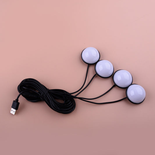 LED Car Interior Lamp Atmosphere Light Kit Under Foot Floor for Seat Light