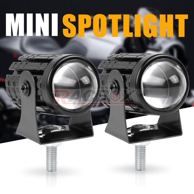 Pair LED Work Light Bar Fog Driving Spot Pods Lamp Off Road SUV ATV White+White
