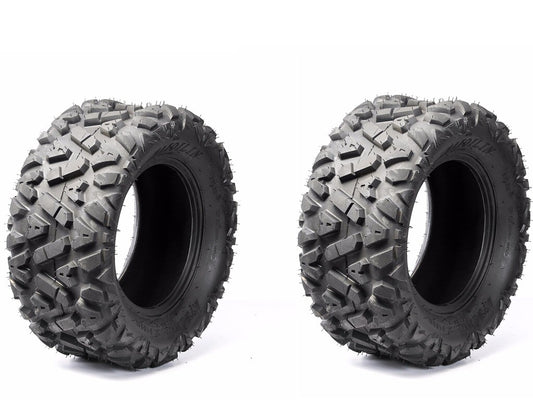 2pc 25X10-12 Rear Back Wheel Tyre Tire 25X10x12 Quad Dirt Bike ATV Buggy for Golf Ca