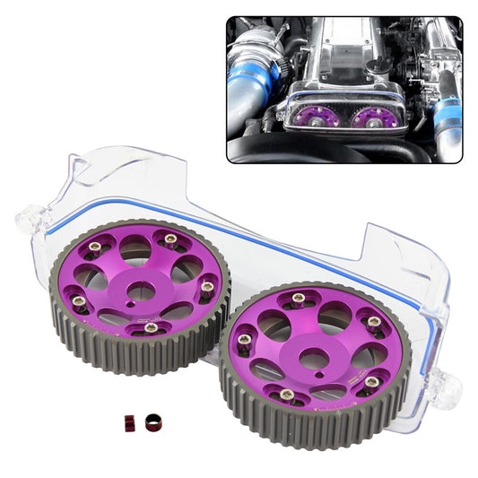 Cam Cover + Cam Gear Pulley for Toyota Supra 2JZ-GTE JZA80 for Lexus SC300 IS300