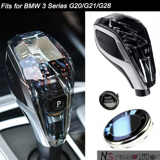 Crystal Gear Shifter Kit for BMW F40 F44 G20 G22 G23 G26 G29 G05 G06 G07 G14 G15