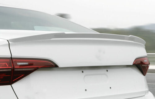 Rear Trunk Spoiler Wing Flap ABS 2019-2021 White Fit for Volkswagen for Jetta Mk7
