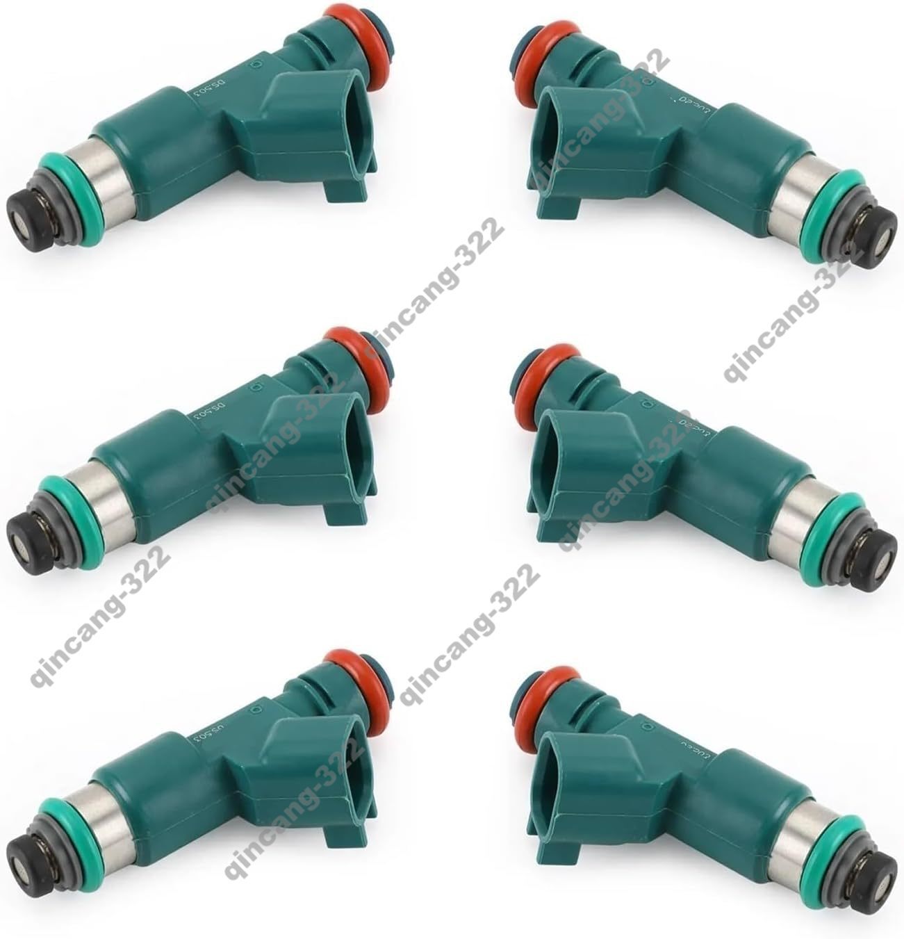 6 Pieces Fuel Injector 30777501 297500-1080 for Volvo S80 2007-2014