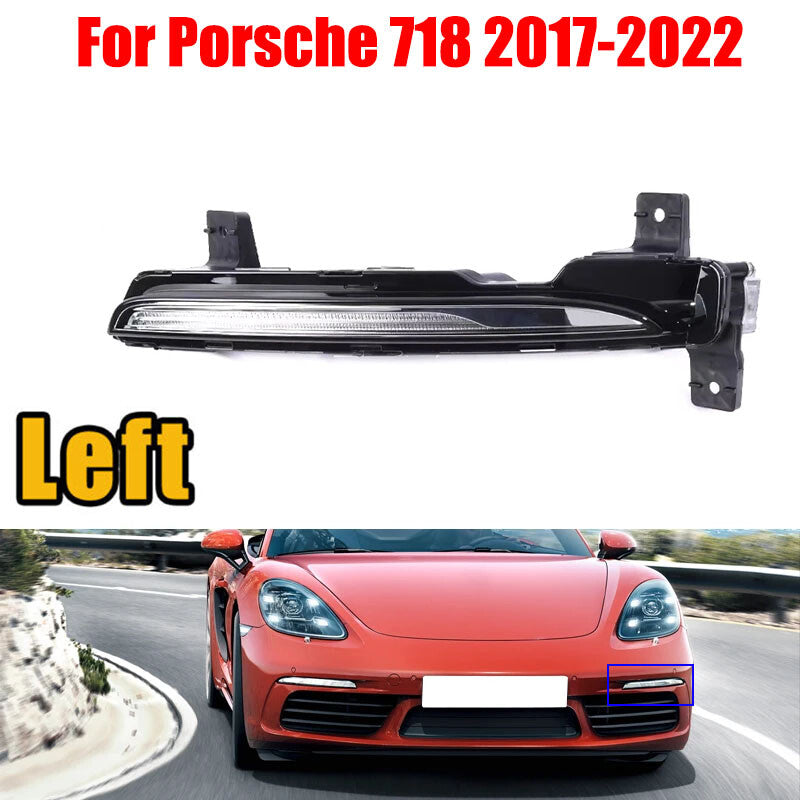 LH DRL Fog Light for Porsche 718 2017-2022 LED Daylight Running Lamp 982953041B