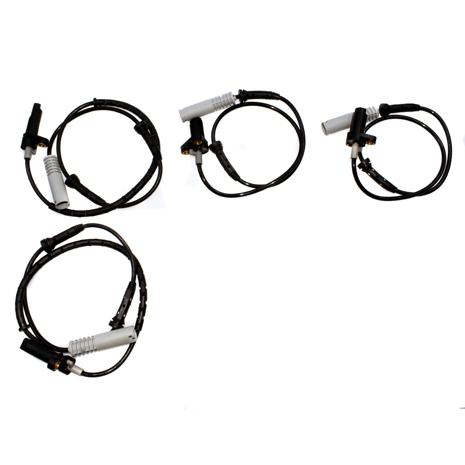 for BMW 528i 540i 34521182159 34521182160 4x Front Rear ABS Wheel Speed Sensor
