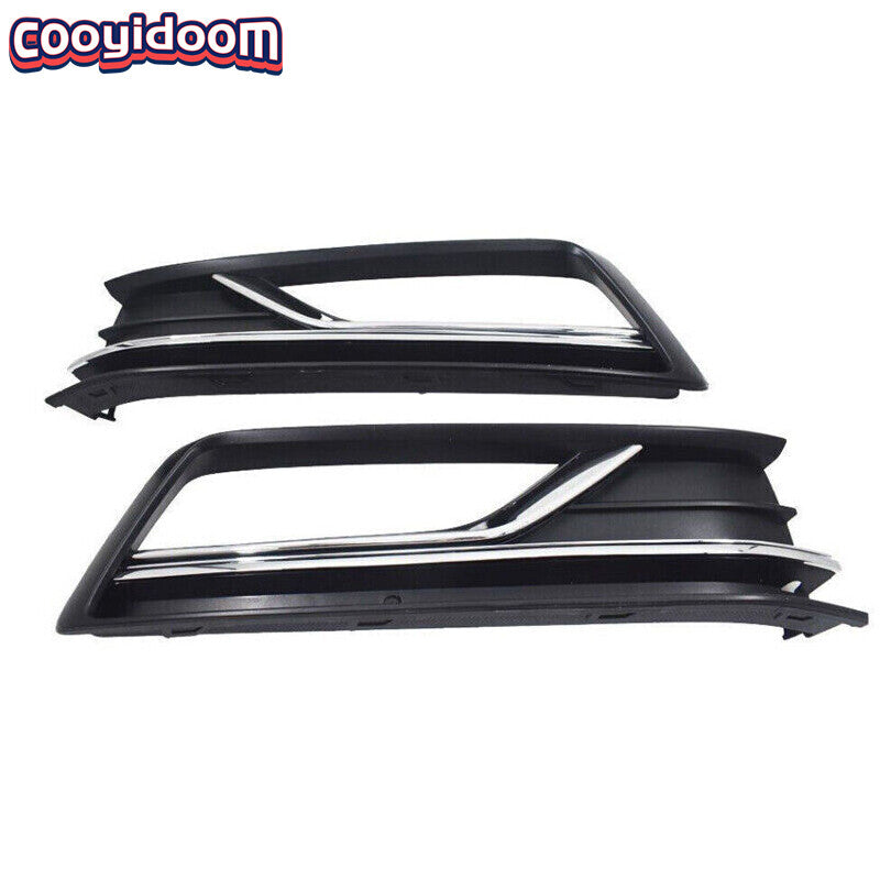 Pair Front bumper Fog Light Trim For 2016-2019 for Volkswagen for Passat