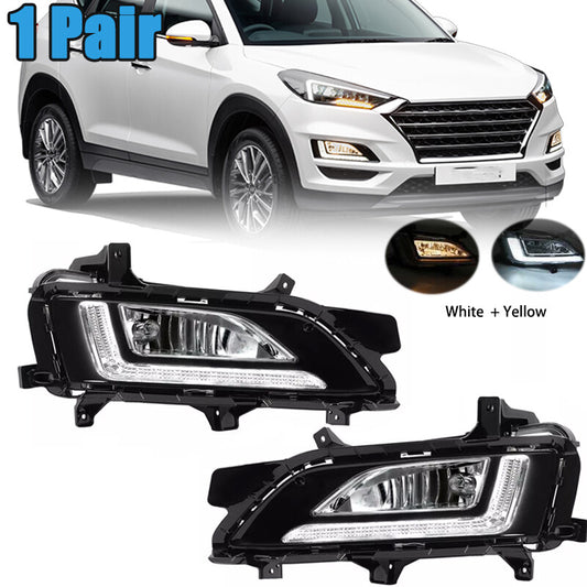 1 Pair LED Daytime Running Light Driving Lamp for Hyundai for Tucson 2019 2020 2021