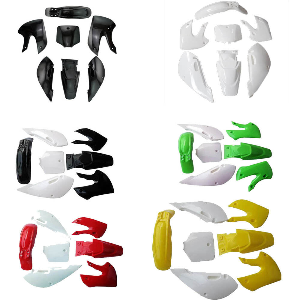 Plastics Fairing Kit For Dirt Pit Bike KLX110 KX65 DRZ110 RM65 125cc 140cc 150cc